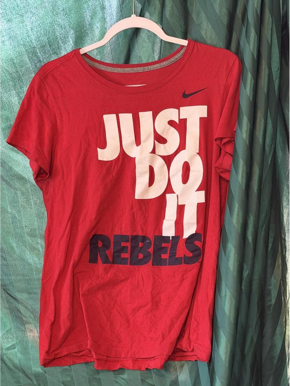 Nike Just Do It Ole Miss Rebels Graphic T-Shirt NCAA Large